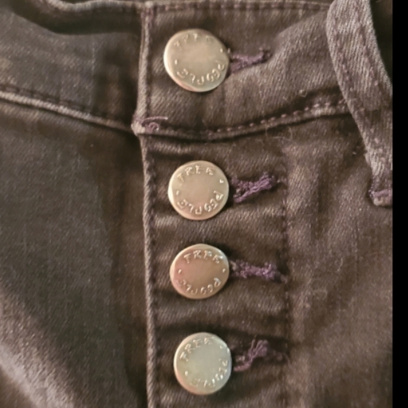 Free People High Waisted Ripped Skinny Jeans - Picture 8 of 8